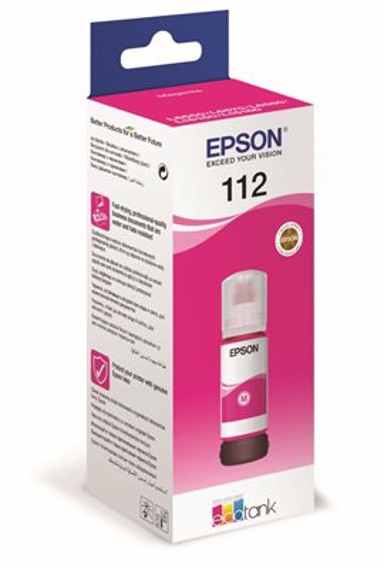 EPSON Tinta za printer 112, C13T06C34A, za L15160 , L15150, Ecotank, magenta