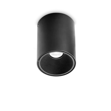 Nitro LED IDEAL LUX Stropna lampa ID205984, PL okrugla D09, crna