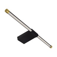 PASO Rasvjeta za vlažne prostore LED, 12W, 4000K, IP44, crna