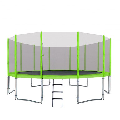 Trampolin, 487 cm, zeleni