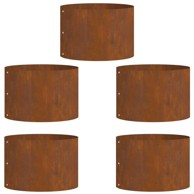Set corten čeličnih tegli za cvijeće