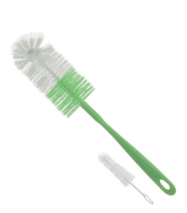 BABYONO Četka za bočicu i sisaljku, plava zelena