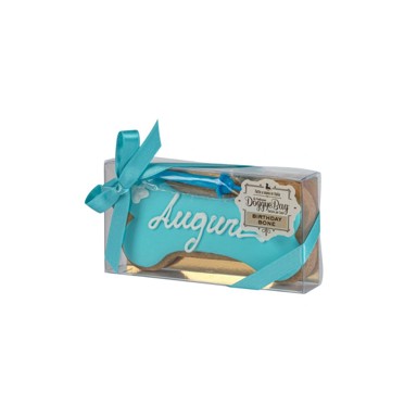 DOGGYEBAG Poslastica za pse Birthday Bone, plava, 85 g
