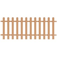 Ograda WPC 200 x 80 cm