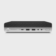 HP Stolno računalo EliteDesk 800 G5 DM / Intel Core i5-9500T, 8GB, 256GB SSD, Intel UHD Graphics, Windows 11 Pro, crno-srebrni