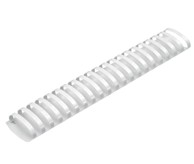 KLIPKO spirale PVC, 32 mm, ovalne, bijele