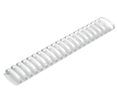 KLIPKO spirale PVC, 32 mm, ovalne, bijele