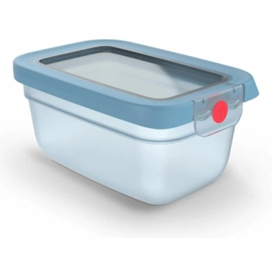 TEFAL Spremnik za hranu OneClick N1210410, pravokutna kutija, 0,75 L, plava