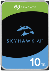 SEAGATE SkyHawk tvrdi disk (HDD) kapaciteta 10TB, brzina vrtnje 7200 RPM, 256 MB međuspremnika, sučelje SATA 6Gb/s
