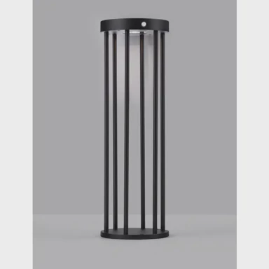 Stajaća lampa Aigo, LED, 3000 K, 107 lm, IP65, NL9030582, crna