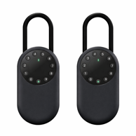 Pametni sef vanjski s kodom i aplikacijom, crna