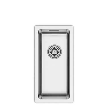 METALAC Sudoper inox podgradni IDEAL 180 fi 90 sa sifonom 220x440