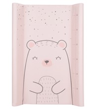 KIKKA BOO Mekana podloga za previjanje 80x50 cm Bear with me, roza