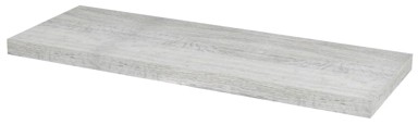 SAPHO Drvena polica za umivaonik Avice, 100 × 39 cm, stari hrast/bijela