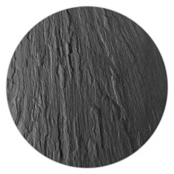 WENKO Crna staklena podloška Trivet ø 20 cm