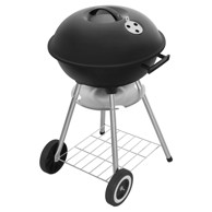 FIELDMANN Roštilj FZG1009 Egg, na drveni ugljen, nehrđajući čelik, crna