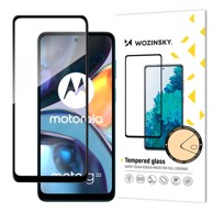 WOZINSKY Zaštitno kaljeno staklo 9H, potpuno prekriven okvir, za Motorola Moto G22 / E32