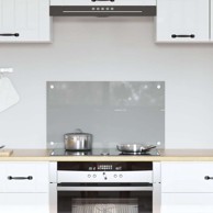 Kuhinjska obloga svijetlosiva 70x40x0,6 cm kaljeno staklo