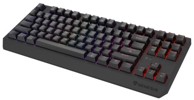 THOR Gaming tipkovnica 230, mehanička, bežična, US Layout, crna, 2.4 GHz, Bluetooth, USB, Outemu Panda