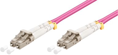 GOOBAY Optički kabel OM4, LAN, LC-UPC, 20m, roza