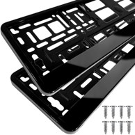 XTROBB okvir za registarsku pločicu, ABS, 53 x 13,5 x 1 cm, 2 kom., crni