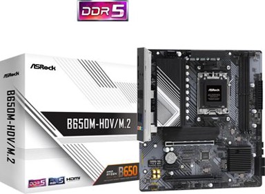 ASROCK Matična ploča B650M-HDV/M.2, AMD B650, DDR5, mATX, s. AM5