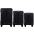 WINGS Set kofera COCKATIEL, 3 kom (V, M, S), polipropilen, crna