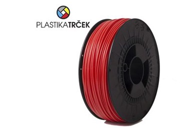 TRČEK PLASTIKA Filament za 3D printer, PLA – 1kg, crveni