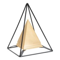 MAURO FERRETTI Metalni kipić u zlatnom dekoru Piramida