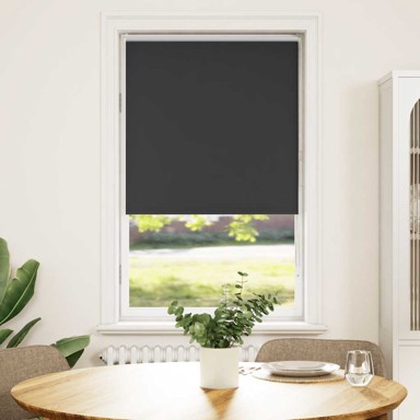 Rolo zavjesa blackout crna 65x130 cm širina tkanine 60,7 cm