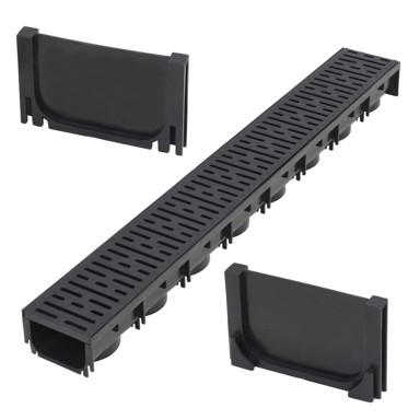 Odvodni kanal, 1 m, plastika