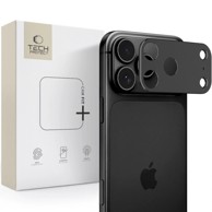 TECH-PROTECT CamAlloy Fit zaštitno staklo za kameru za iPhone 18 Pro, crna