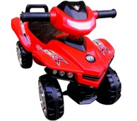 Quad dječja guralica J5, crveni