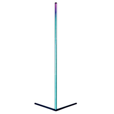 KSIX LED podna svjetiljka SmartLED, kutna, 140cm, 12W, 450 lumena, daljinski, WiFi