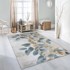 MILA HOME Svijetlo plava/u zlatnoj boji perivia staza 80x200 cm Golden Leaves 