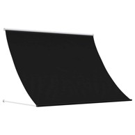 Nadstrešnica 300x150 cm poliester PU, crna