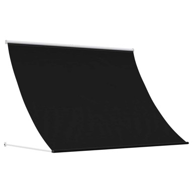 Nadstrešnica 300x150 cm poliester PU, crna