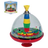 LENA Zvrk s panoramom vlaka, s čipom