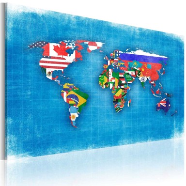 Slika Flags of the World 60x40