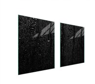 TMK Staklena zaštita za štednjak ili ploču za kuhanje 85x52, black