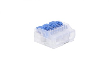 SIMET SCL3 B10 brzi konektor s polugom, idealan za kablove i žice, 3-polni, 4 mm, 32A, 450V, 10 kom