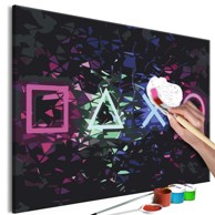 Slika za samostalno slikanje Press Start 60x40