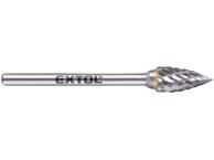 EXTOL INDUSTRIAL Karbidno glodalo 8703863, oštri luk, 6 x 13 mm, prihvat 3 mm, srednji rez