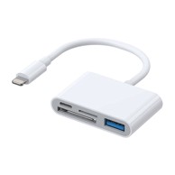 JOYROOM Čitač kartica Lightning to USB OTG adapter S-H142 SD, bijeli