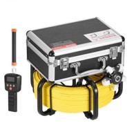 VEVOR Kamera za inspekciju odvoda s automatskim niveliranjem, 303 x 303 x 260 mm, crna