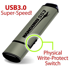ISTORAGE USB memorijski pogon Kanguru SS3, 64 GB, USB Tip-A 3.2 Gen 1, aluminij