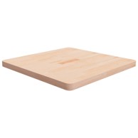 Četvrtasta stolna ploča 70x70x4 cm od netretirane hrastovine