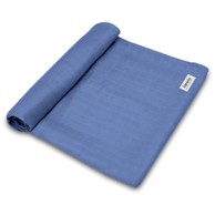 LIONELO Dekica bambus swaddler 120x120 cm, plava