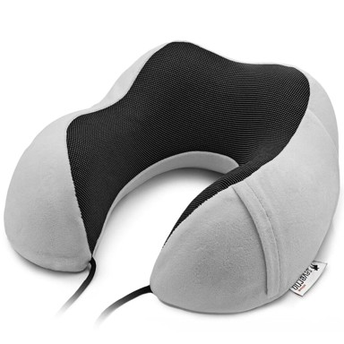 SEVERNO Bon Voyage putni jastuk, potpora za vrat, sivi