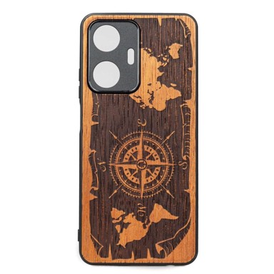 BEWOOD Maskica za Realme C55, wind rose merbau